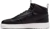 A studio shot of a black Nike Court Vision Mid Winter sneaker against a white background. Náhľad obrázku produktu