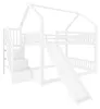 Etagenbett 140x200 cm mit Stauraumtreppe und Rutsche, Produktbild-Vorschau 13