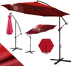 Parasol Izrielar 3 m rouge Parasol de jardin avec Voir les images du produit 15