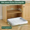 1 Stück Teleskopschublade Küchenschrank Ausziehbare Produktbild-Vorschau 2