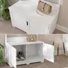 Appendiabiti Vicco Lysa Bianco 80 x 180 cm con 2 porte, Anteprima dell’immagine prodotto 5