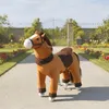 AIYAPLAY Reitpferd, Spielpferd zum Reiten mit Sattel Produktbild-Vorschau 2