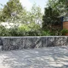 vidaXL Gabione mit Deckel 300x100x50 cm Verzinktes Eisen Produktbild-Vorschau 2