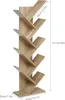 Mondeer Bücherregal mit 9 Ebenen aus Holz Hellbraun Produktbild-Vorschau 7
