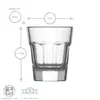 6x Aras 45ml shot glasses - Malá skleněná tequila bomba na Náhled obrázku produktu 3