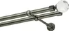 Gardinenstange 200 cm für Wandmontage, Vorhangstange 19 mm Produktbild-Vorschau 2