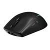 A black wireless computer mouse is shown from a side angle against a white background. Produktbild-Vorschau