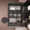 Sonni Doppeltüriger Spiegelschrank aus Eisen 50 x 65 x 13,3 Produktbild-Vorschau 4