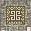 A decorative panel with a geometric pattern. Produktbild-Vorschau