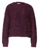 Street One rounded neck fringe sweater rustic rouge 36 Produktbild-Vorschau 1