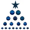 Christbaum-Set "Colorama de Noël" 18-teilig Nachtblau Produktbild-Vorschau 2