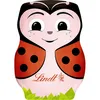 A cartoon ladybug figure with the Lindt logo on its body. Produktbild-Vorschau