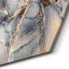DEQORI Glasbild Echtglas 55x48 cm 'Marmor-Farbspiel mit Produktbild-Vorschau 5