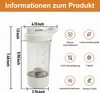 Selbstrührender Protein Shaker 400ml, wiederaufladbarer Produktbild-Vorschau 5