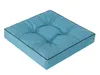 A single blue cushion is shown on a white background. Náhled obrázku produktu
