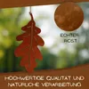 Eichenblatt Herbstdeko Rost | Metalldeko zum Hängen für den Produktbild-Vorschau 4