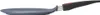 A side view of a grey crepe pan with a black and red handle against a white background. Produktbild-Vorschau