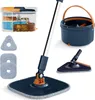 COSTWAY Mop+wiadro 4L, mop płaski z wyciskaczem, głowica Podgląd zdjęcia produktu 1