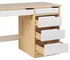 Schreibtisch HUGO aus massiver Kiefer in natur/weiß, Produktbild-Vorschau 2