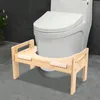 Toaletní stolička WC Toaletní pomůcka Stolička Bambusová Náhled obrázku produktu 1