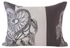 Mikrofaser-Kissenbezug TIRSO 70x90 cm, grau-weiß Produktbild-Vorschau 1