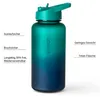 Trinkflasche 1L Sport Flasche Wasserflasche BPA frei grün Produktbild-Vorschau 2