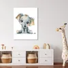Leinwand Bilder 60x80 cm - Kinder Tiere - Elefant, Bilder, Produktbild-Vorschau 3