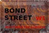 Blechschild London 30x20cm Bond Street W1 Produktbild-Vorschau 2