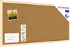 Bacheca in sughero 80x40 cm cornice in legno NATURALE Anteprima dell’immagine prodotto 1