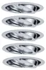 Paulmann Möbel Einbauleuchten Set Dress schwenkbar 5x20W Produktbild-Vorschau 1