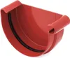 BRYZA Grondaia anteriore destra in plastica Ø 75 mm, rosso Anteprima dell’immagine prodotto 1