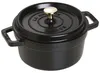 Staub Cocotte, Schwarz, Eisenguss, 20 cm, 3,4 kg Produktbild-Vorschau 1