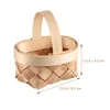 12 Stücke Mini Rattan Korb Miniatur Geschenkbox Produktbild-Vorschau 2