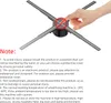 P62 3D hologramový projektor, reklama, displej, ventilátor, Náhled obrázku produktu 4