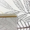 Kurzflorteppich Creme mit Blätterdesign Glanzoptik weich Produktbild-Vorschau 8