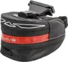 M-Wave Borsa da sella 1Tilburg L,8 litri nero/rosso Anteprima dell’immagine prodotto 6