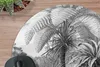 MuchoWow® Mauspad Mousepad Pflanzen - Schwarz und weiß - Produktbild-Vorschau 2