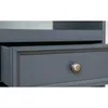 Highboard Vitrine, Massivholz in grau mit Kiefer Optik Produktbild-Vorschau 2