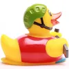 Badeente Kajak schwimmt aufrecht Vinyl 9 cm Produktbild-Vorschau 2