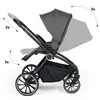 BabyGo 2in1 Kombikinderwagen Harmony, grau Produktbild-Vorschau 5