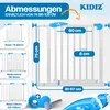 KIDIZ® Schutzgitter für Treppen | Tür, Auto Close Produktbild-Vorschau 2