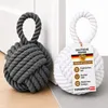 TOPANBIETER 999 Türstopper 2er Jute grau weiß Tür Stopper Produktbild-Vorschau 1