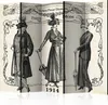 A vintage-style screen divider featuring illustrations of women in 1914 fashion. Produktbild-Vorschau
