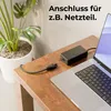 deleyCON 2m Netzkabel Stromkabel Typ F auf C5 (Nylon Kabel) Produktbild-Vorschau 5