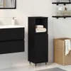 Szafka Łazienkowa z półką Czarny Dąb 30 x 30 x 100 cm Podgląd zdjęcia produktu 3