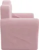 vidaXL Divano letto per bambini rosa morbido peluche Anteprima dell’immagine prodotto 5