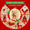 24 Stück Weihnachts-Geschenktüten, weihnachtliche braune Produktbild-Vorschau 3