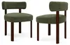 Lot 2 chaises latérales en bois, chaises de cuisine vintage Voir les images du produit 1