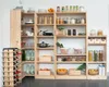 Étagère en bois massif "Gala" Étagère ouverte à 6 niveaux - Voir les images du produit 6