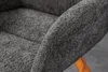 riess-ambiente Drehbarer Design Stuhl BALTIC dunkelgrau Produktbild-Vorschau 5